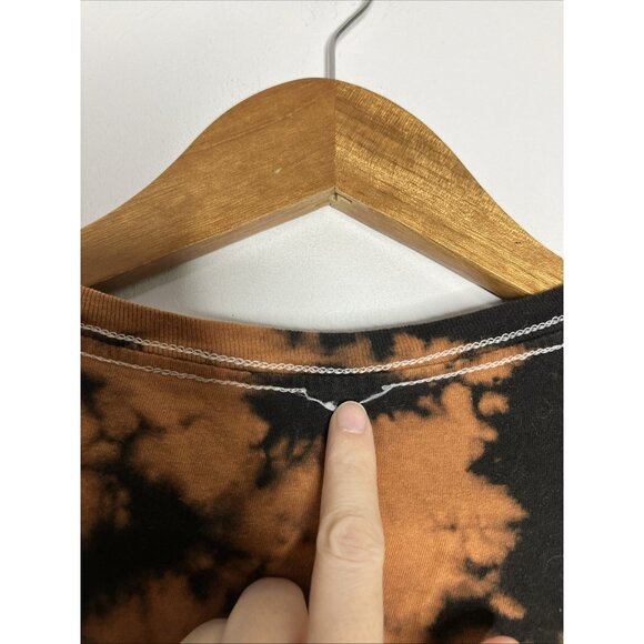 AC/DC Highway To Hell Bleach Stained Style Mens Medium T-Shirt READ - Picture 5 of 6